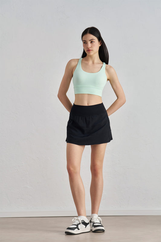 Stretch Cross-Back Bra