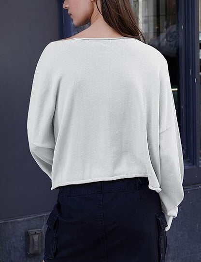 Women's casual fashion light autumn sweater