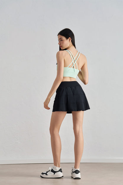 Stretch Cross-Back Bra