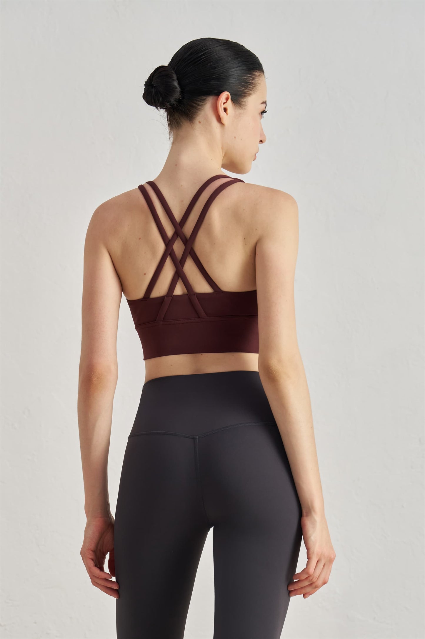Stretch Cross-Back Bra